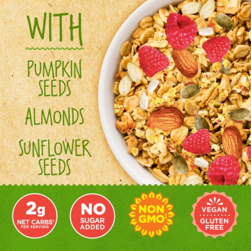 Simple Truth® Keto Raspberry Granola Perspective: back