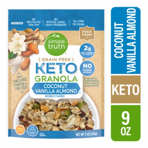 Simple Truth® Keto Grain Free Coconut Vanilla Almond Granola Cereal Perspective: back