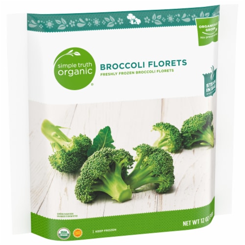 Simple Truth Organic® Frozen Broccoli Florets Perspective: back
