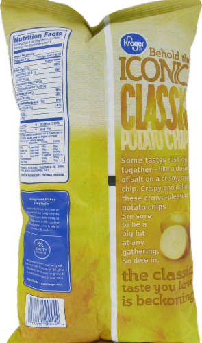Kroger® Classic Potato Chips Perspective: back