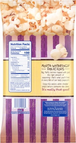 Kroger® White Cheddar Popcorn Perspective: back