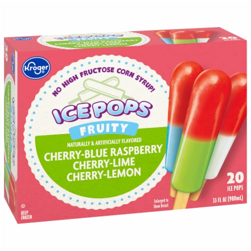 Kroger® Variety Pack Mighty Ice Pops Perspective: back