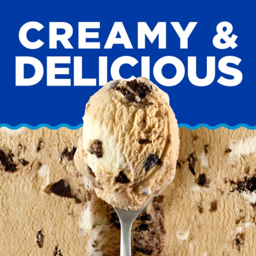 Kroger® Deluxe Cookies and Cream Latte Ice Cream Tub Perspective: back
