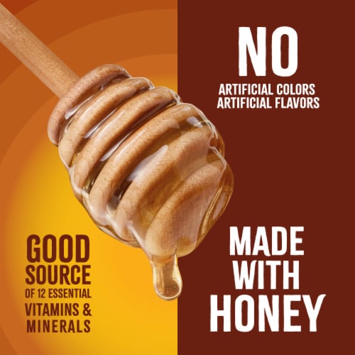 Kroger® Toasted Oats Honey Nut Cereal Family Size Perspective: back