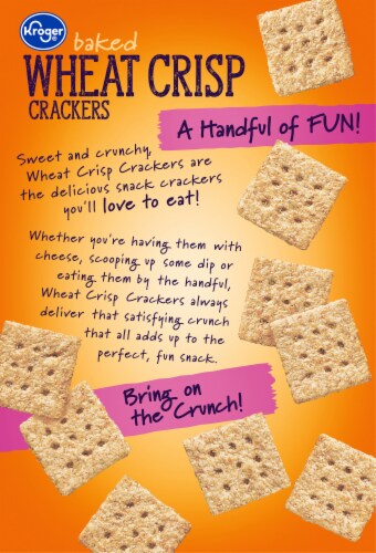 Kroger® Baked Wheat Crisp Multi-Grain Crackers Perspective: back