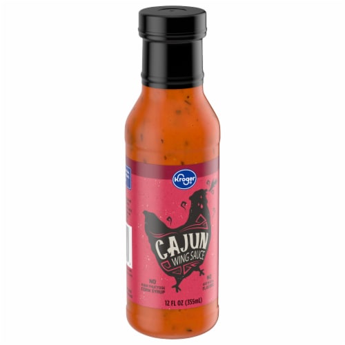 Kroger Cajun Wing Sauce Perspective: back