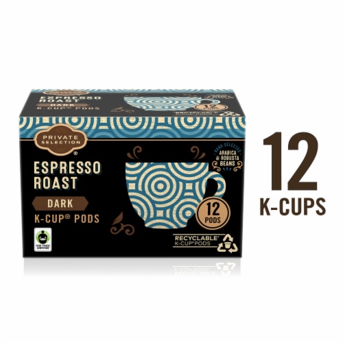 Private Selection® Espresso Roast Dark Roast K-Cup Coffee Pods Perspective: back