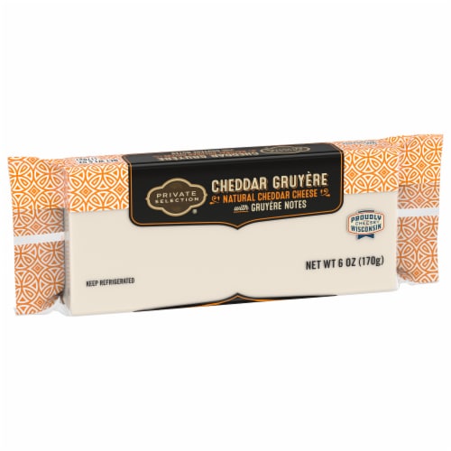 Private Selection® Cheddar Gruyere Block Cheese Perspective: back