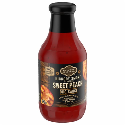 Private Selection® Hickory Smoke Sweet Peach BBQ Sauce Perspective: back