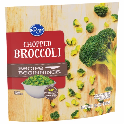 Kroger Frozen Chopped Broccoli Perspective: back