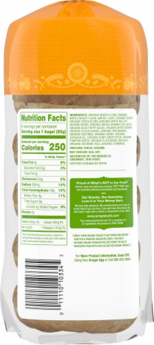 Simple Truth Organic™ Multi Seed Bagels Perspective: back