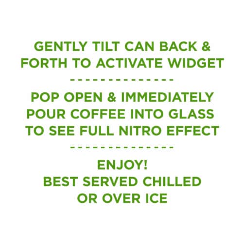Simple Truth Organic® Nitro Black Arabica Cold Brew Coffee Perspective: back