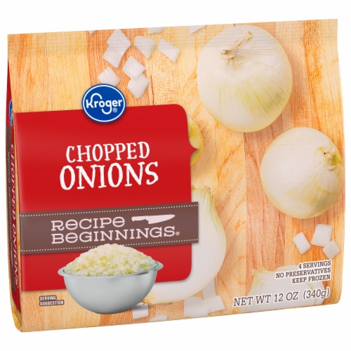 Kroger Recipe Beginnings Frozen Chopped Onions Perspective: back