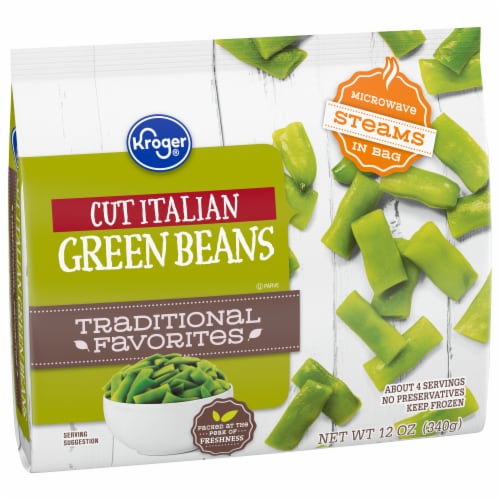 Kroger® Traditional Favorites Frozen Green Beans Italian Cut Perspective: back