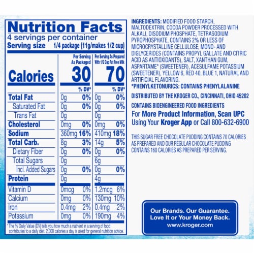 Sugar free chocolate pudding online