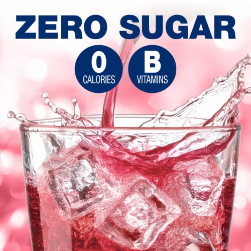 Kroger® Energy Black Cherry Liquid Water Enhancer Perspective: back