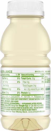 Simple Truth Organic® Pasteurized Lemonade Perspective: back
