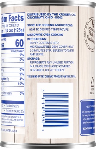 Kroger® Supersweet Golden Whole Kernel Corn Perspective: back