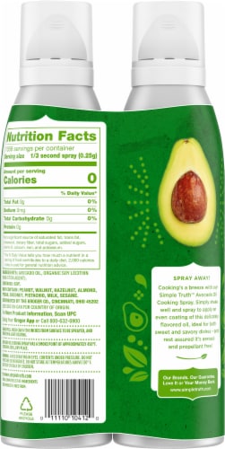 Simple Truth™ Avocado Oil Cooking Spray Twin Pack Perspective: back