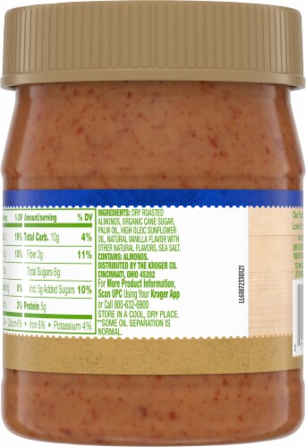 Simple Truth® No Stir Smooth Vanilla Almond Butter Perspective: back