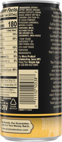Private Selection™ Mocha Double Esspresso Coffee & Milk Beverage Perspective: back