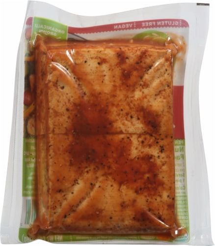 Simple Truth Organic® Sweet BBQ Pre-Marinated Super Firm Baked Tofu Perspective: back