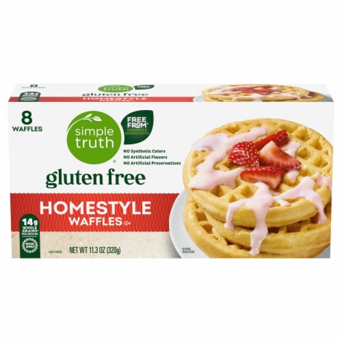 Simple Truth® Gluten Free Homestyle Waffles Perspective: back