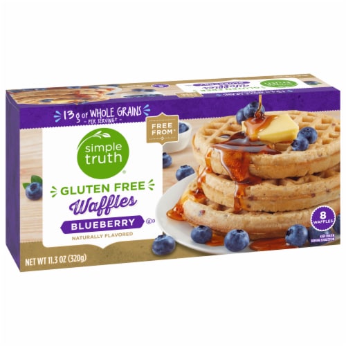Simple Truth® Gluten-Free Blueberry Waffles Perspective: back