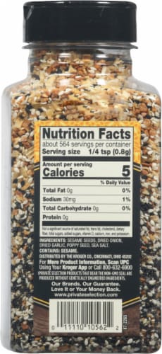 Private Selection® Everything Bagel Seasoning Perspective: back