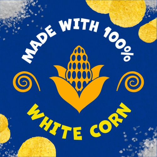 Kroger® Traditional White Corn Rounds Tortilla Chips Perspective: back