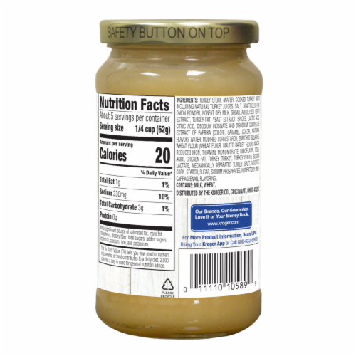 Kroger® Turkey Gravy Perspective: back