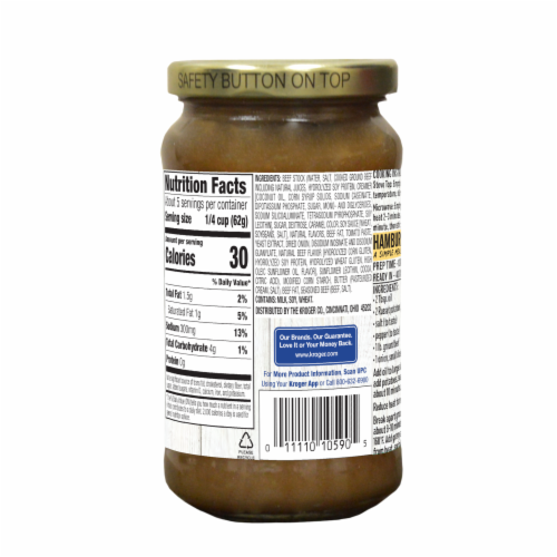 Kroger® Beef Gravy Perspective: back