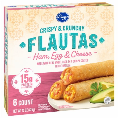 Kroger® Ham Egg & Cheese Flautas Perspective: back