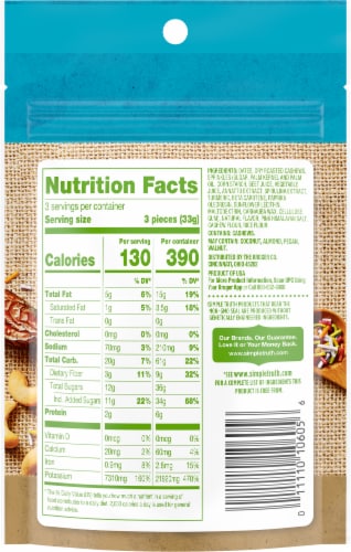 Simple Truth™ Cake Batter Cashew Nut Butter Bites Perspective: back