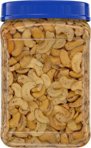 Kroger® Sea Salt and Cracked Pepper Cashews Perspective: back