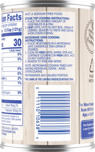 Kroger® Cut Green Beans Perspective: back