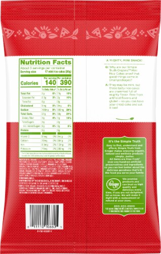 Simple Truth Organic™ Mini Rice Cakes Perspective: back