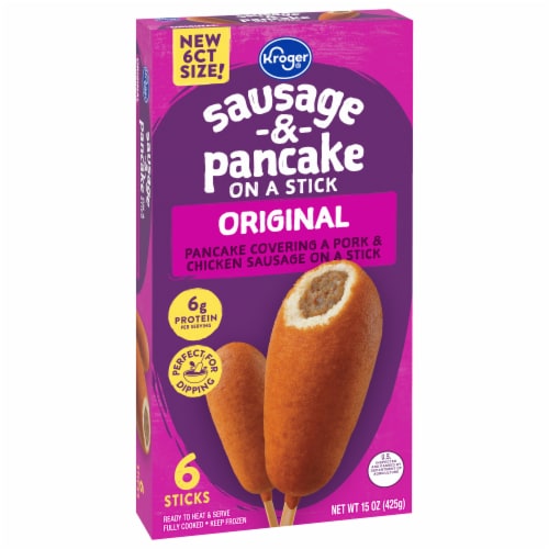 Kroger® Original Sausage & Pancake on a Stick Perspective: back