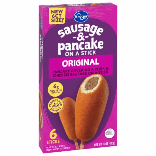 Kroger® Original Sausage & Pancake on a Stick, 6 ct - Kroger