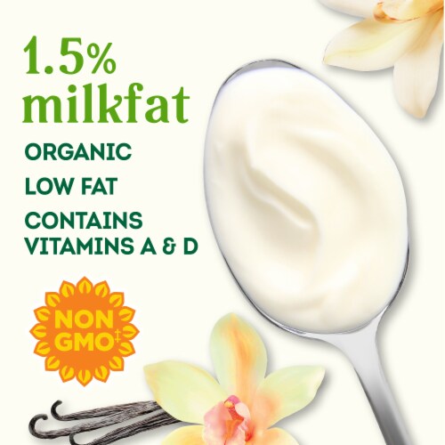 Simple Truth Organic® Vanilla Low Fat Yogurt Tub Perspective: back