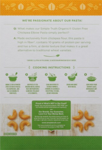 Simple Truth Organic® Gluten Free Chickpea Elbow Pasta