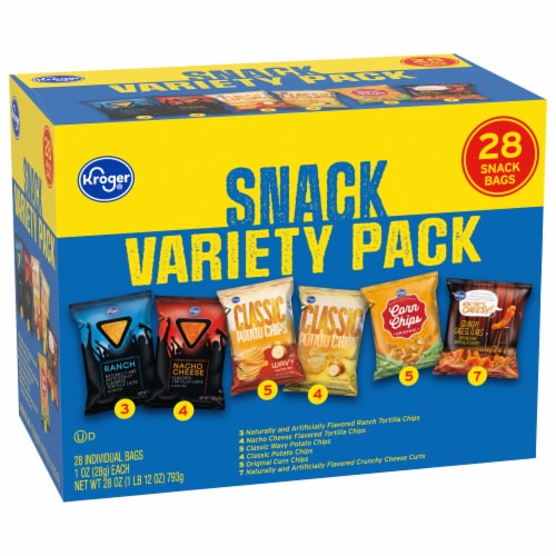 Kroger® Chips Variety Pack Perspective: back