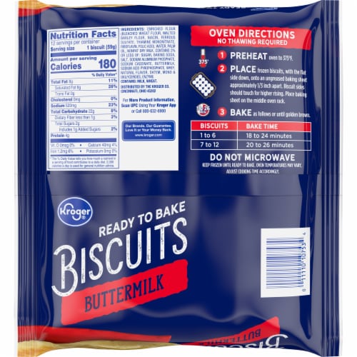 Kroger® Buttermilk Frozen Biscuits, 12 ct - Fry’s Food Stores