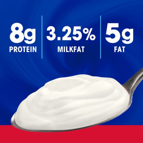 Kroger® Plain Whole Milk Yogurt Tub Perspective: back