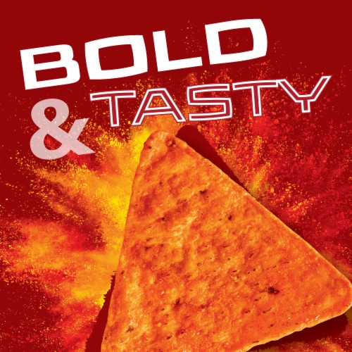 Kroger® Nacho Cheese Tortilla Chips Perspective: back