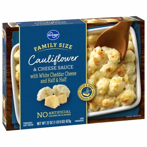 Kroger® Frozen Cauliflower & Cheese Sauce Perspective: back