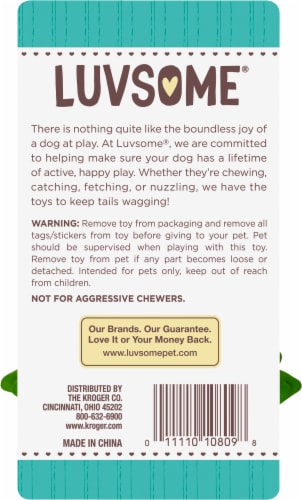 Luvsome® Latex Animals Dog Toy - Assorted Perspective: back