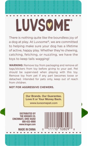 Luvsome® Latex Animals Dog Toy - Assorted Perspective: back