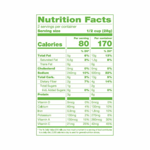 Simple Truth Organic™ Carrot Ginger Salad Snack Perspective: back