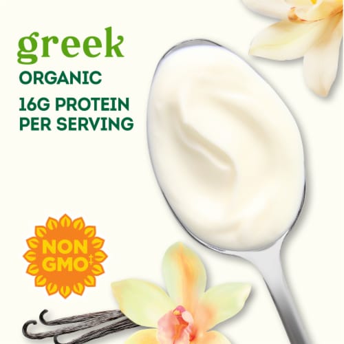 Simple Truth Organic® Vanilla Nonfat Greek Yogurt Tub Perspective: back
